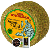 vega mancha sheep cheese with honey and oregano