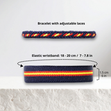 Spain Spirit Blue Navy Wristbands - Solfarmers