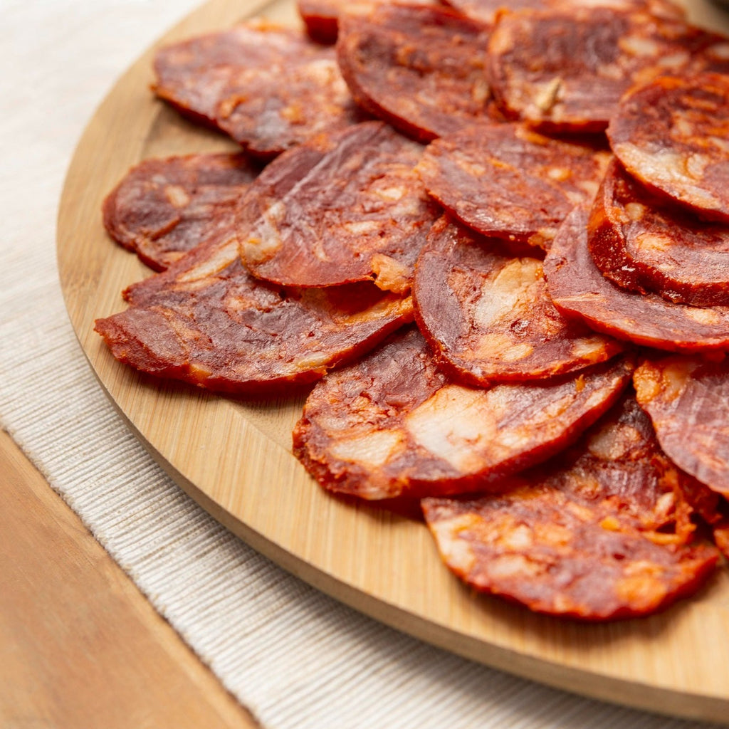 Acorn-Fed Iberian Chorizo, sliced 100g - Solfarmers