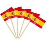 Spain Flag Toothpick, 100 Pcs