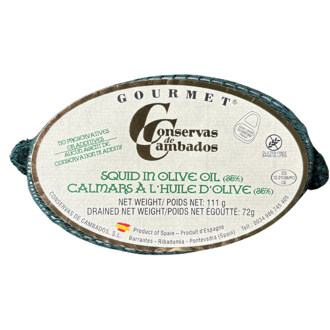 Gourmet Squid in Olive Oil from Spain
