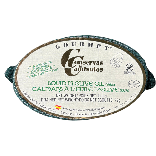 Gourmet Squid in Olive Oil from Spain