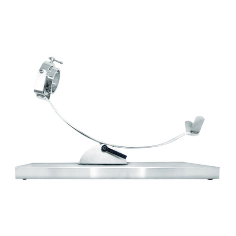 Tilting Ham Holder Stainless Steel w/ Rotating Head. Nerthus - Solfarmers