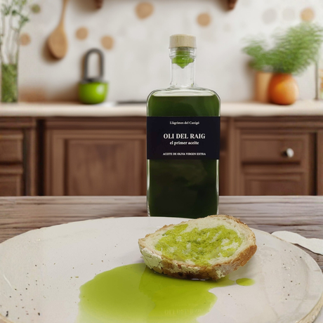 Olive Oil Extra Virgin Oli del Raig - Aceite de Oliva Extra Virgen. Llagrimes del Canigo, 500ml - Solfarmers
