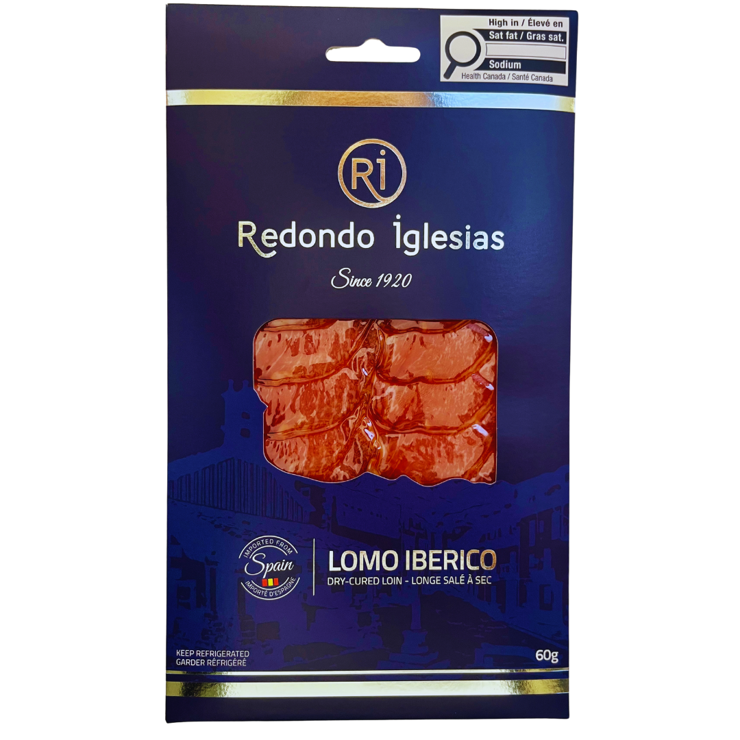 Iberian Loin Sliced - Lomo Iberico lonchas. Redondo Iglesias, 60g