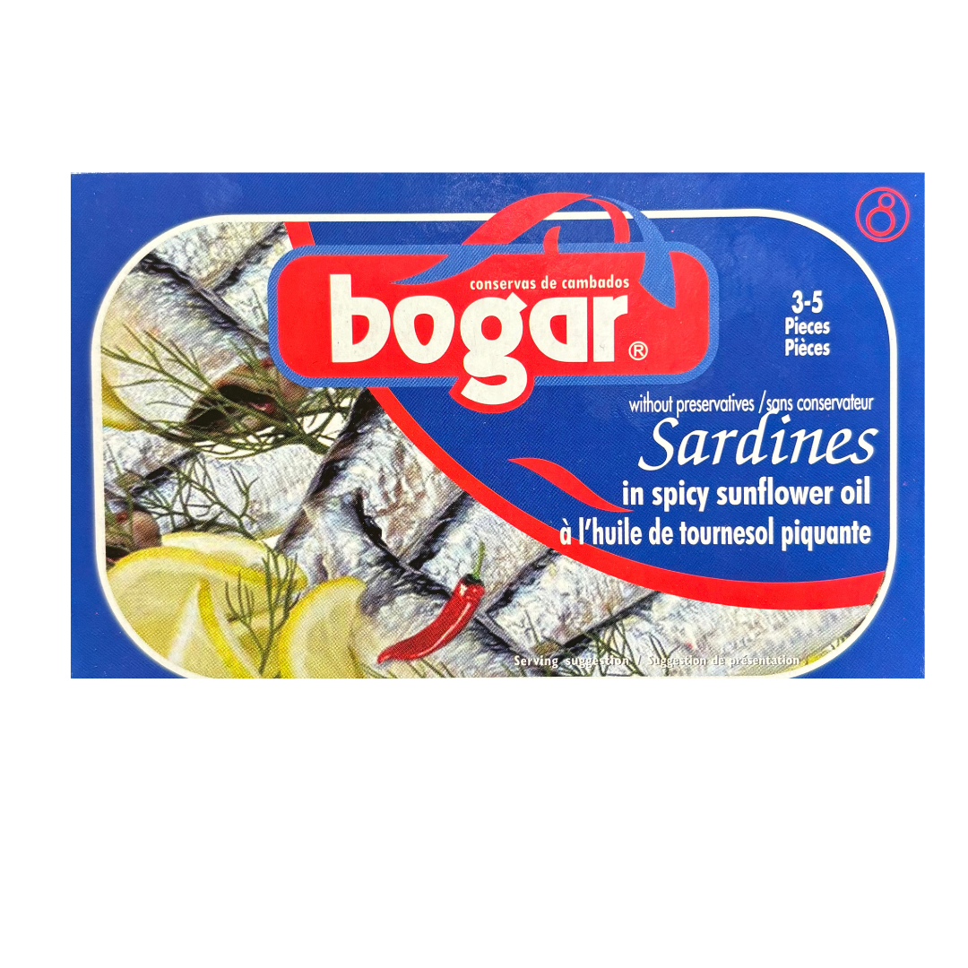 Buy sardines near me - Sardines in Spicy Sunflower Oil - Bogar – Solfarmers
