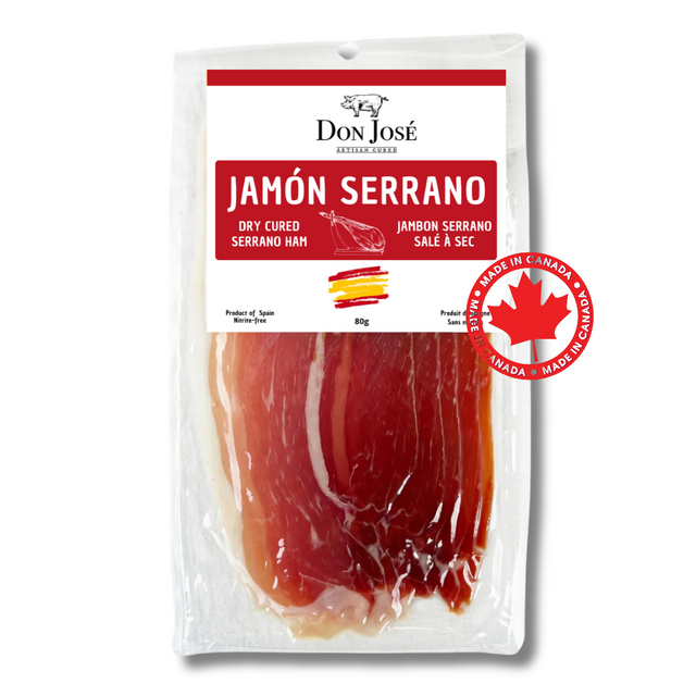 Serrano Ham - Jamon Serrano. Don Jose, Sliced 80g - Solfarmers