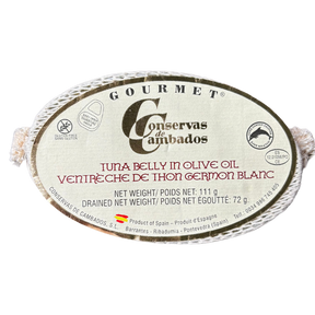 gourmet tuna belly in olive oil - conservas de cambados