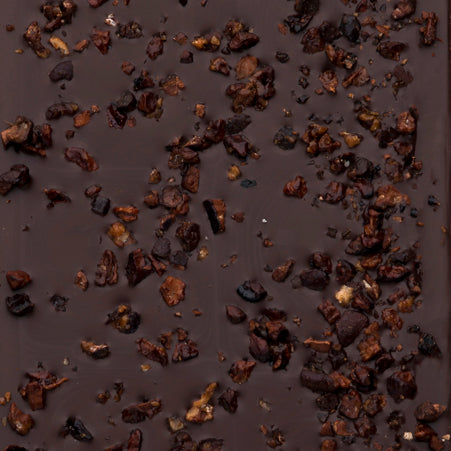 Pancracio Dark Chocolate With Nibs & Natural Fleur de Sel, 100g - Solfarmers