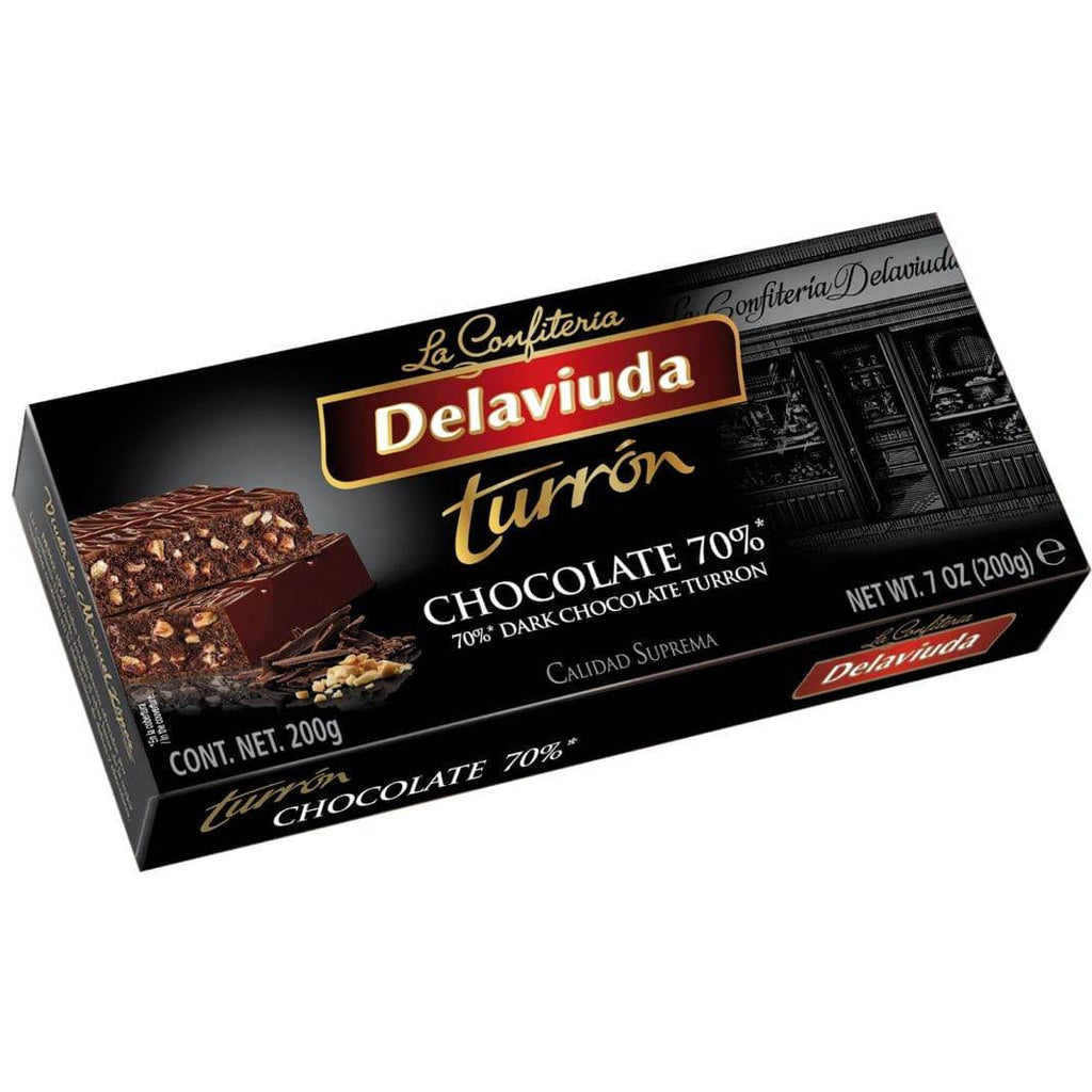 Delaviuda 70% Dark Chocolate Turron 200g - Solfarmers