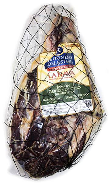 Iberian Ham  Cebo Campo Bone Less  (Grain+Grass Fed)  -La Nava - Boneless 5kg - 36 months aged - Jamon Iberico Cebo Campo sin Hueso- Solfarmers