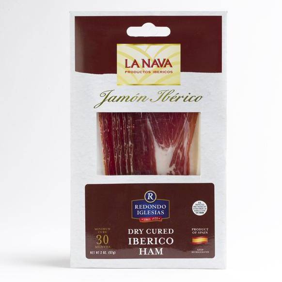 La Nava Iberian Ham Sliced 60Gr - Jamon Iberico Cebo Campo Solfarmers