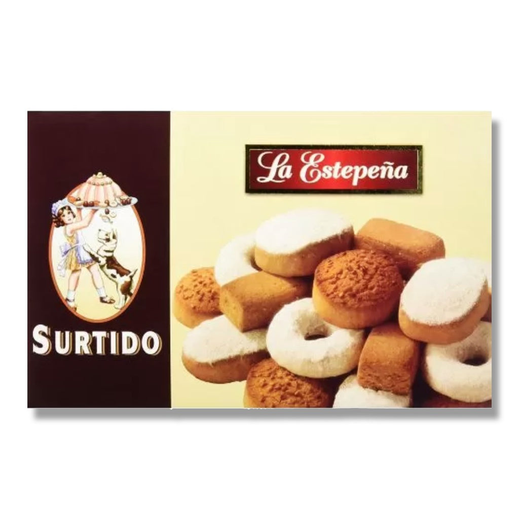 La Estepeña surtido tradicional / traditional assorted almond cookies, 300g - Solfarmers