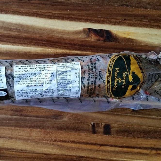 Acorn-fed Iberian chorizo block 1kg - Solfarmers