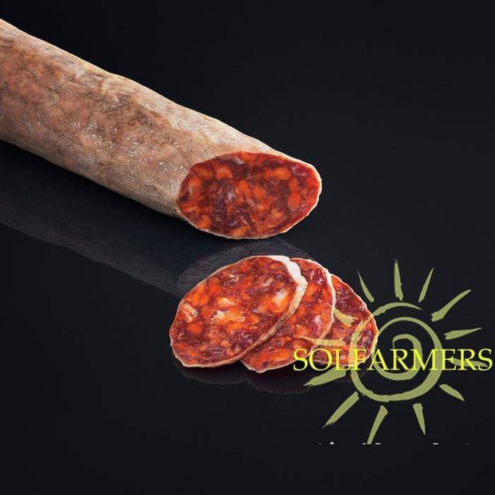 Acorn-fed Iberian chorizo block 1kg - Solfarmers