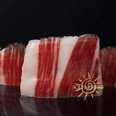 Iberian acorn-fed ham, knife-cut 100g - Jamon Iberico Bellota Solfarmers