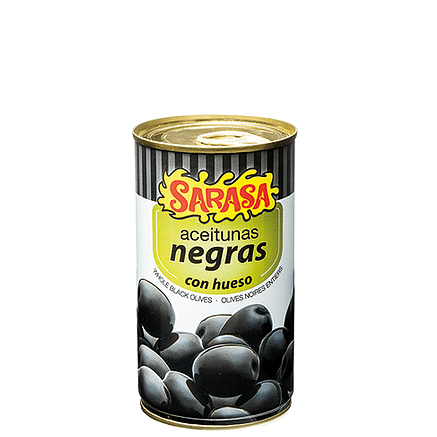 Black Olives Sarasa, 370 mL - Solfarmers