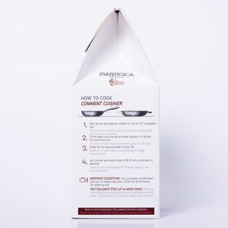 Spanish black paella kit by Conservas Cambados - Solfarmers