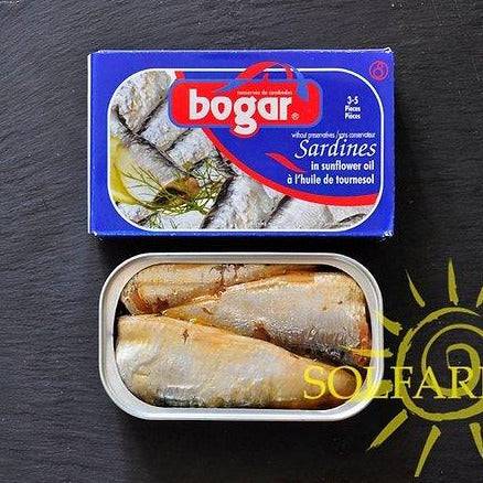 Bogar sardines in sunflower oil - Solfarmers