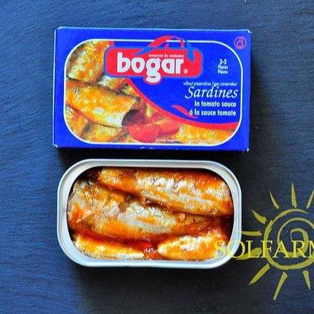Bogar sardines in tomato sauce - Solfarmers