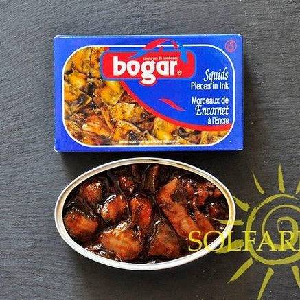 Bogar squid pieces in ink - Solfarmers