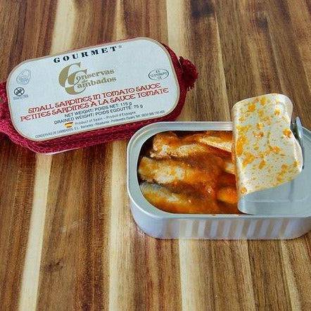 Gourmet small sardines in tomato sauce - Solfarmers