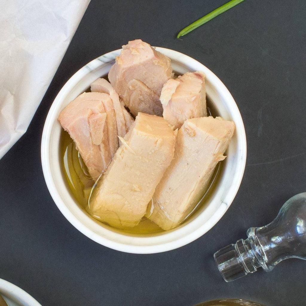 Gourmet white tuna loins (Bonito del Norte) in olive oil - Solfarmers