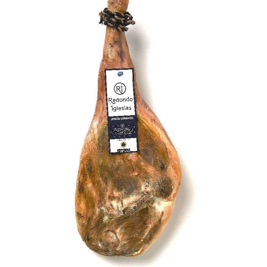 Serrano Ham Oro +18 months, Bone In by Redondo Iglesias - Solfarmers