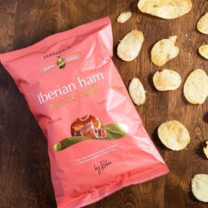 Inessence potato chips Iberian ham - Solfarmers