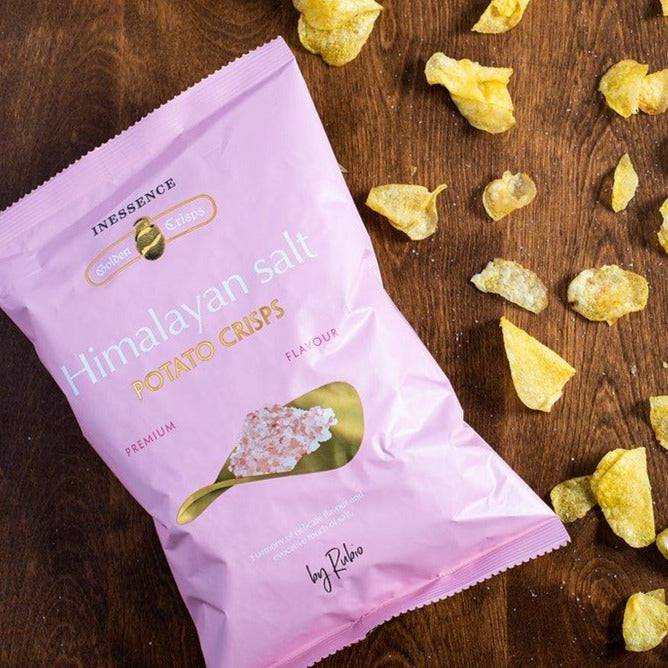 Inessence potato chips with olive oil and pink Himalayan salt - Solfarmers
