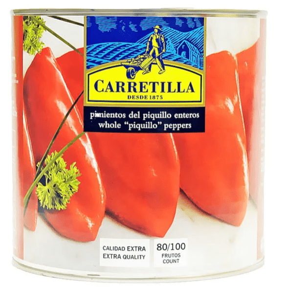 Carretilla whole piquillo peppers, 410 g - Solfarmers